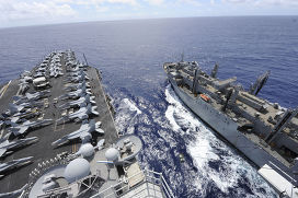 Корабли американского флота в Тихом океане