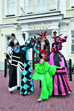 Впервые на фестивале «Славянский базар в Витебске» работал «Кукольный квартал».
