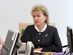 Министр труда и соцзащиты Беларуси Марианна Щеткина