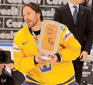 Captain of the Swedish national squad, Joel Lundqvist