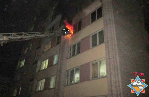 В Витебске ночью вспыхнул пожар в общежитии: эвакуировали 700 человек 