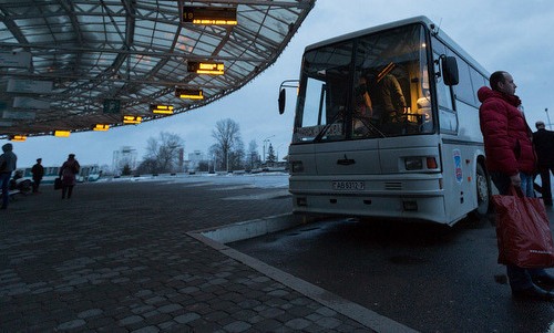 автобус на автовокзале московский