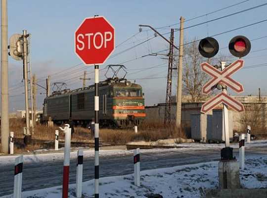За январь-февраль произошло 2 столкновения машин с поездами 