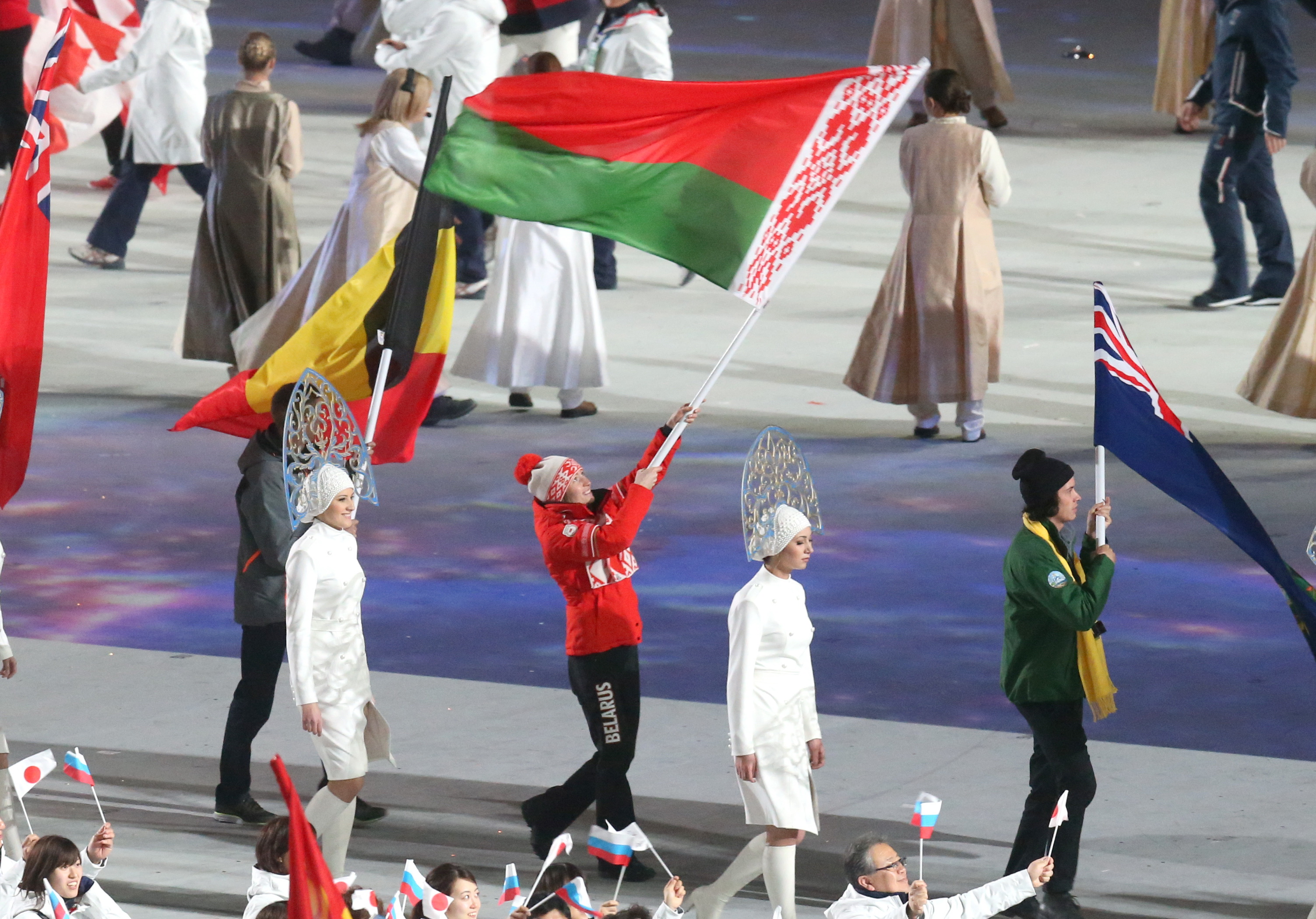 Белорусских олимпийцев встретят военным оркестром и красной дорожкой
