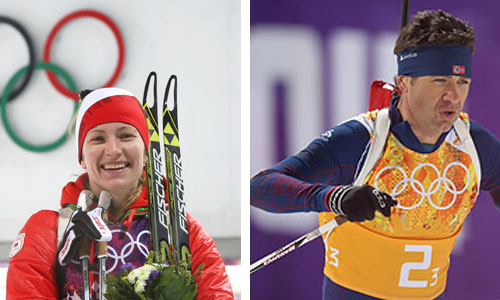 Домрачева и Бьорндален названы лучшими спортсменами сочинской Олимпиады 