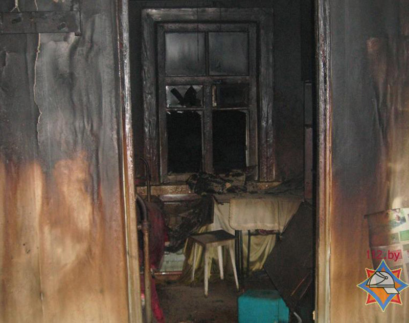 Частный дом в деревне Верейцы Осиповичского района сгорел вместе с хозяином