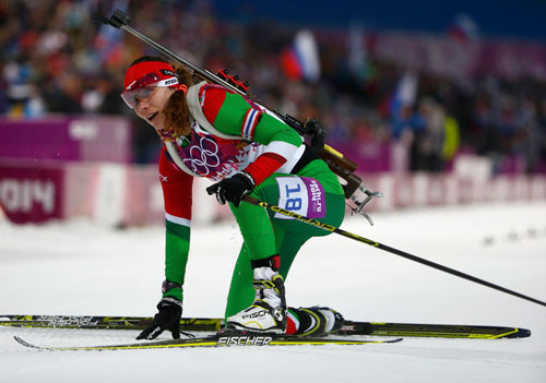 Даша Домрачева выйграла вторую золотую медаль