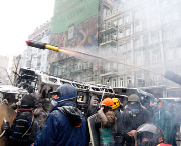 украина киев майдан баррикада