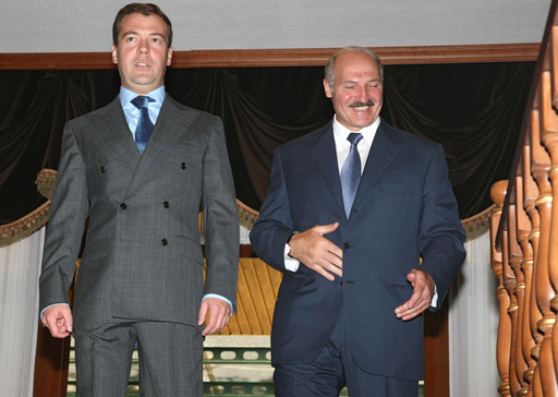 Встреча А.Лукашенко и Д. Медведева в Сочи, фото РИА Новости