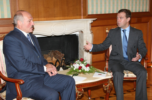 Встреча А.Лукашенко и Д. Медведева в Сочи, фото РИА Новости