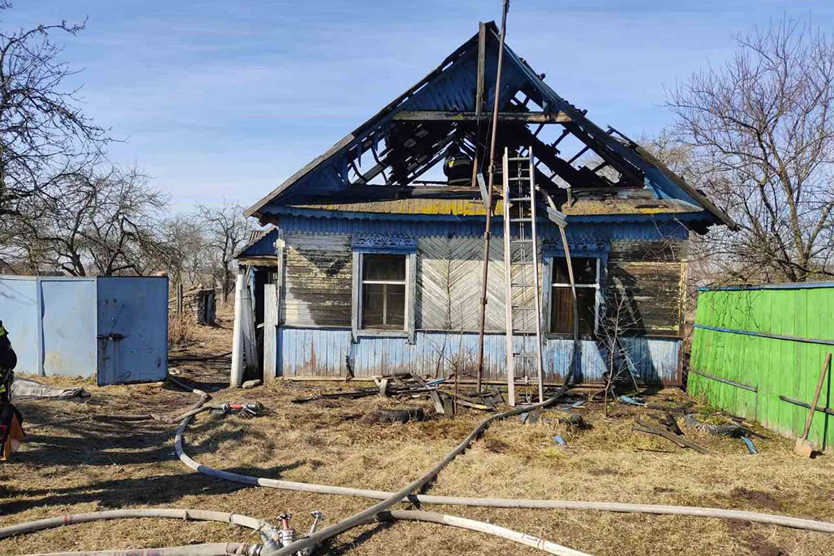 В Жлобинском районе на пожаре погиб местный житель