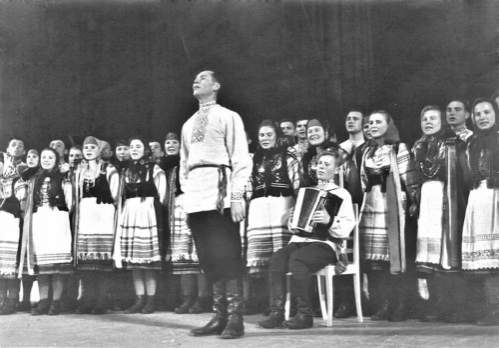 Подлесский хор. Москва. Концертный зал имени Чайковского, 1947 год