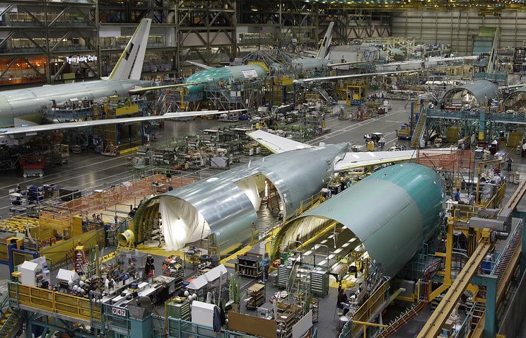 Boeing сократит производство авиалайнеров 777 до пяти в месяц