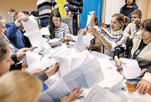 В Украине состоялись выборы в Верховную раду Украины