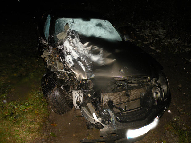 В Оршанском районе Mercedes сбил 3-х человек, которые толкали машину