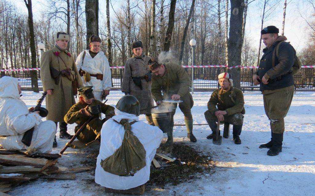 В Витебске провели новогодний праздник  «Партизанская елка»