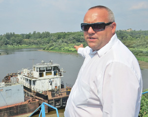 Александр Клименков: «Из-за обмеления Днепра пришлось отменить один из водных маршрутов, полюбившихся горожанам и туристам».