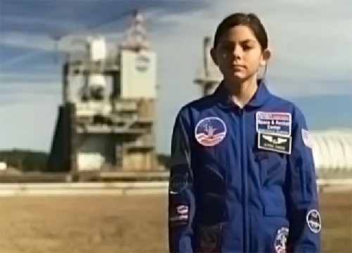 NASA с 4-х лет готовит школьницу к полету на Марс (видео)