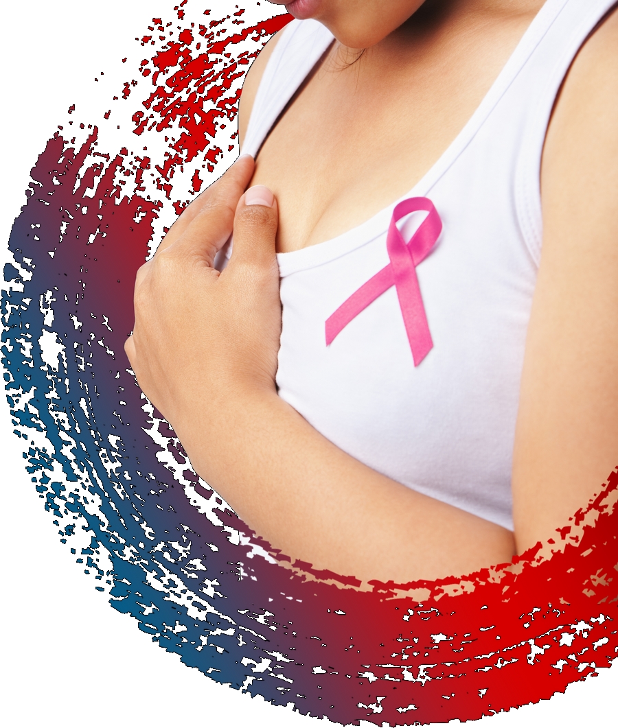 Розовая лента - международный символ борьбы против рака молочной железы. 