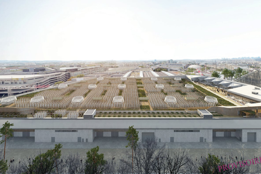 В Париже появился самый большой в мире огород на крыше