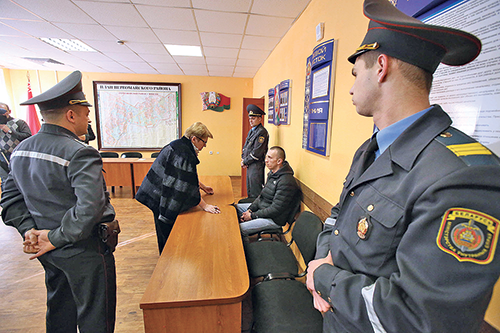 В Минске прошел суд над водителем, который сбил инспектора ГАИ