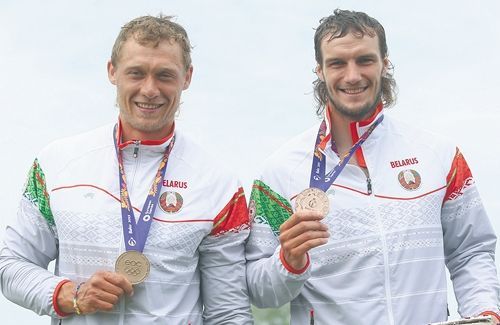 Белорусский экипаж байдарки-двойки (К2) на дистанции 1000 м в составе Виталия БЕЛЬКО и Романа ПЕТРУШЕНКО завоевал бронзу на Европейских играх в Баку