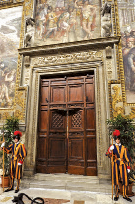 The Sistine Chapel doors