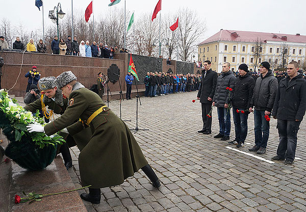 Могилевщина торжественно проводила призывников в ряды Вооруженных сил