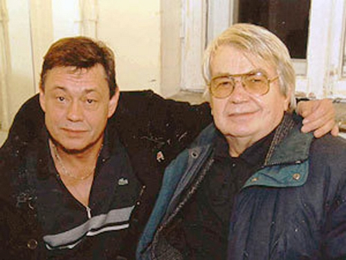 Николай Караченцов  с режиссером  Игорем Добролюбовым. 