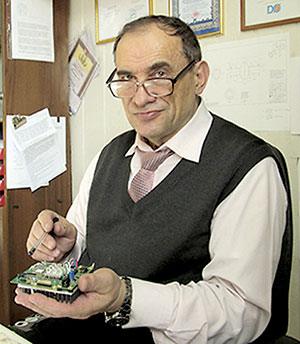 Mikhail Baturitsky y su detector de los rayos gamma