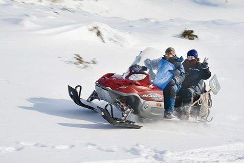 Снегоход — одно из главных транспортных средств Камчатки.