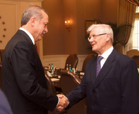 Recep Tayyip Erdogan and Anatoly Rubinov