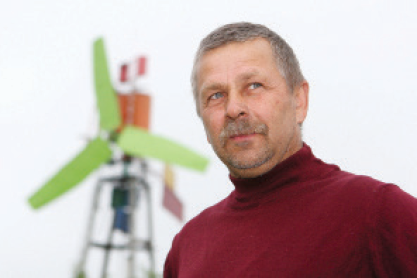  Motiejus Sinkevičius and his self-made wind-turbine