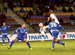 Sergey Kontsevoy during the game