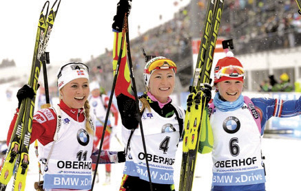 Darya Domracheva’s second Oberhof medal