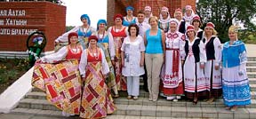 Удзельнікі фэсту “Беларускае вяселле” ў Тальменскім раёне