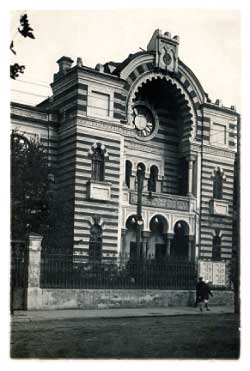 Будынак былой Харальнай сінагогі, дзе ў 1920–1930-х гадах размяшчаўся Дзяржаўны габрайскі тэатр БССР